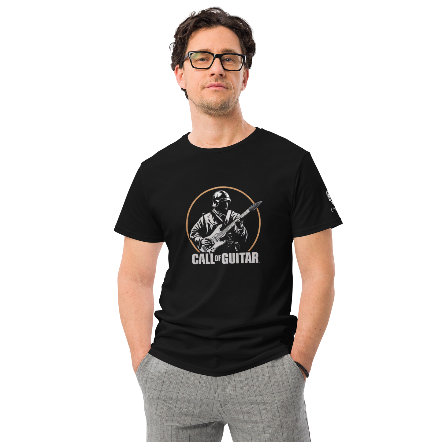 Camiseta premium de algodón para hombre