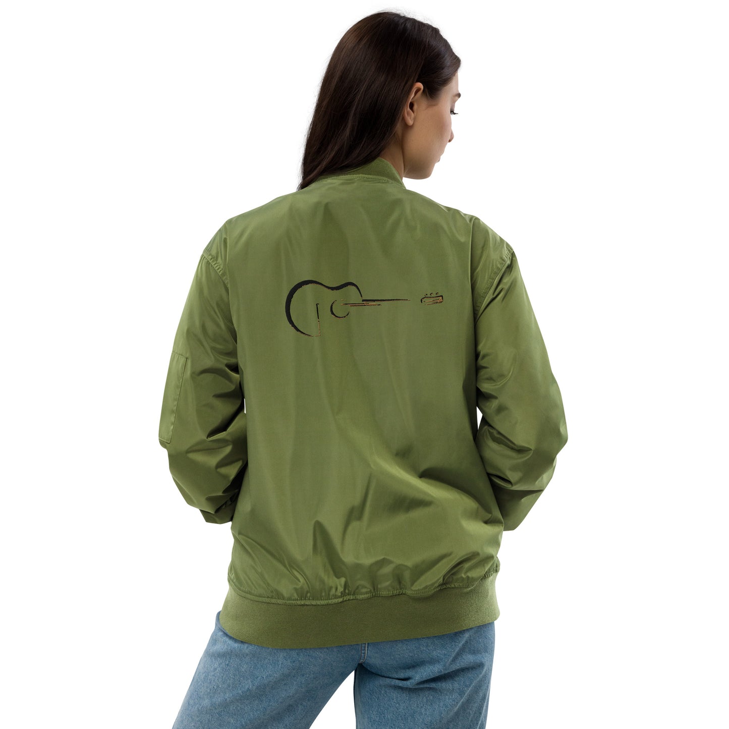 Chaqueta OSSO verde bomber reciclada premium