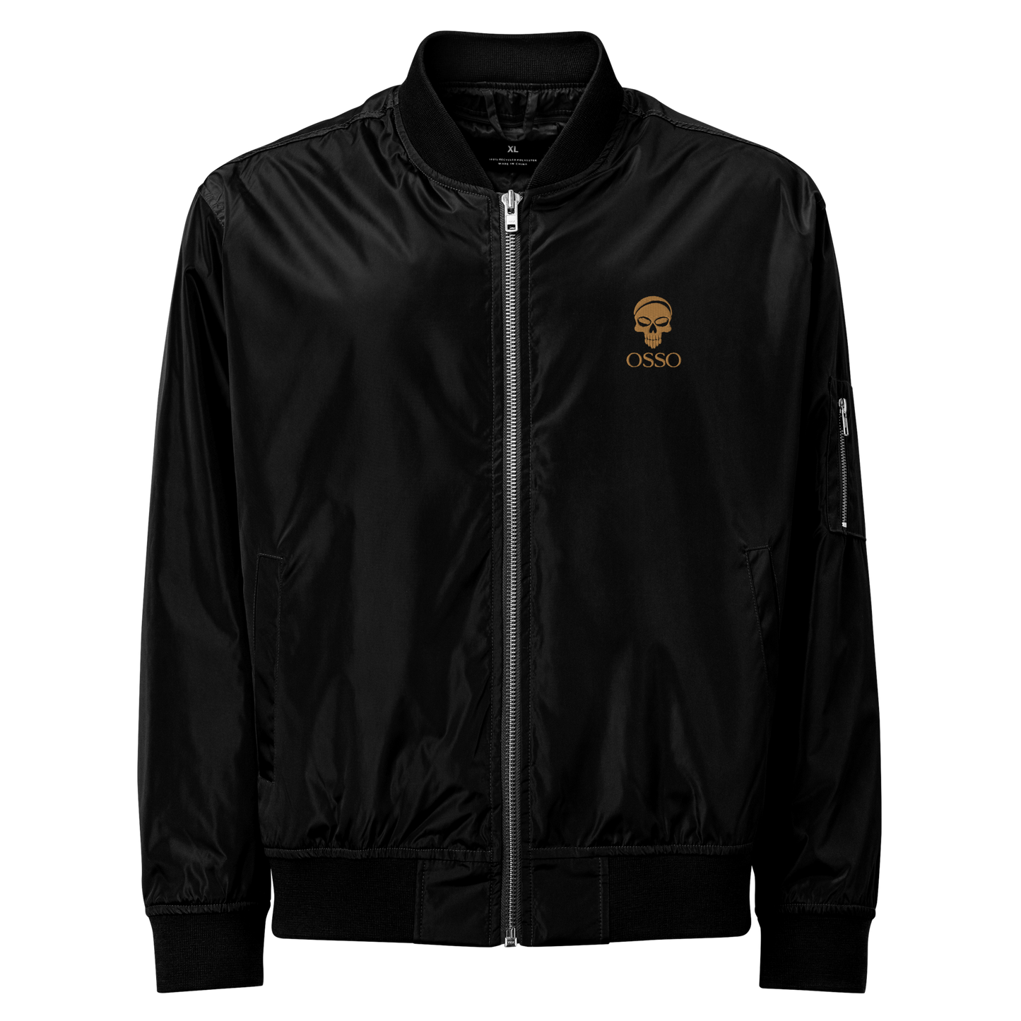 Chaqueta OSSO bomber reciclada premium negro