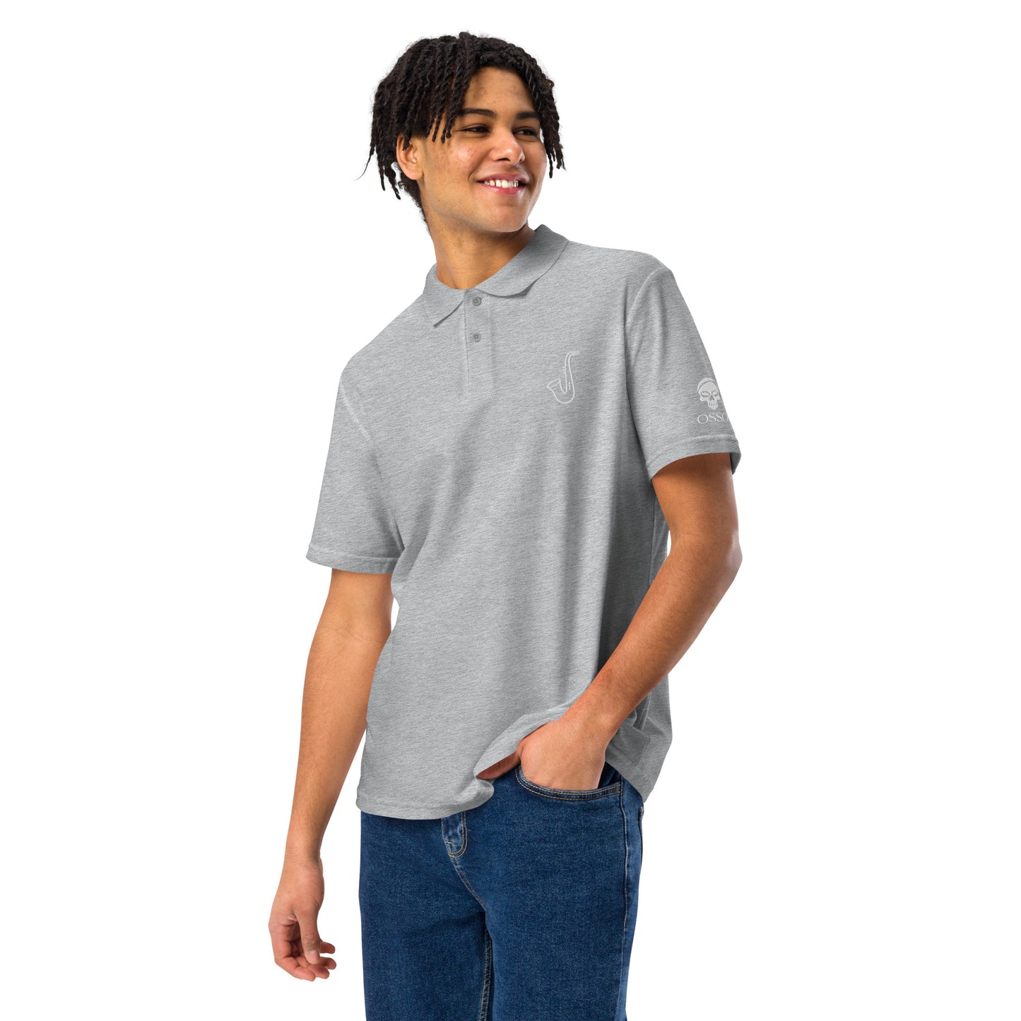 Polo de piqué OSSO saxo unisex