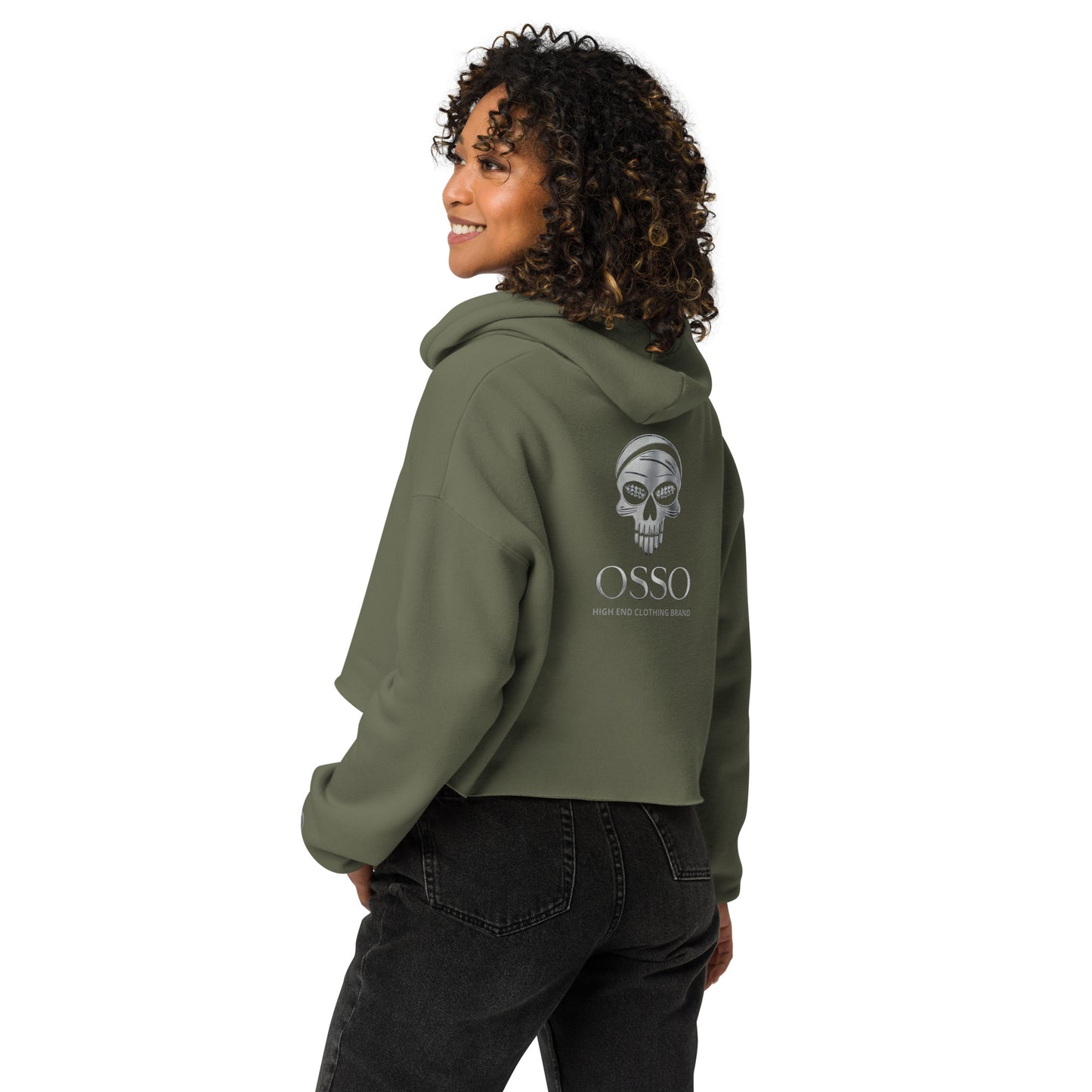 Sudadera mujer OSSO PR corta con capucha