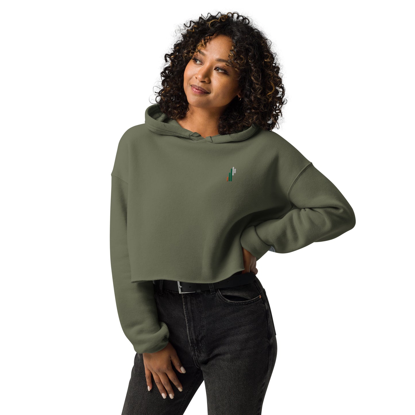 Sudadera mujer OSSO PR corta con capucha