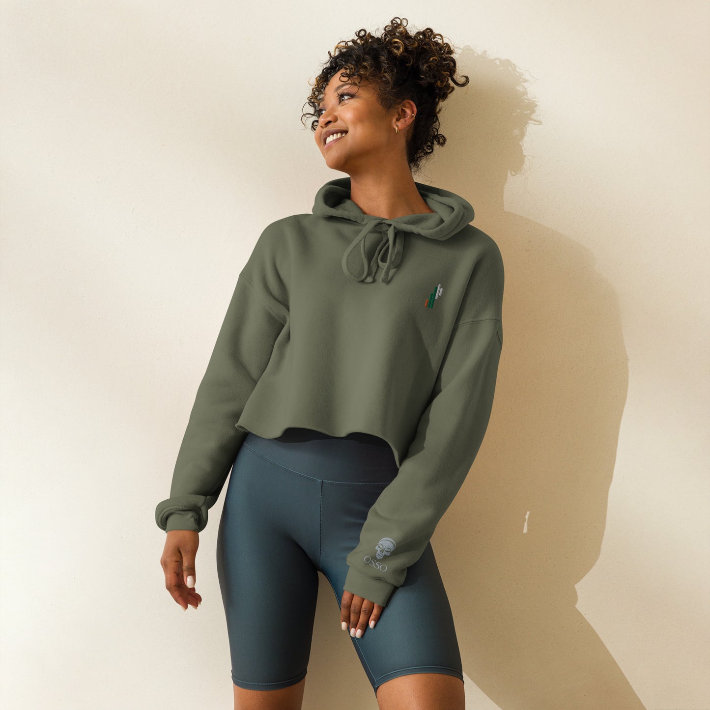 Sudadera mujer OSSO PR corta con capucha