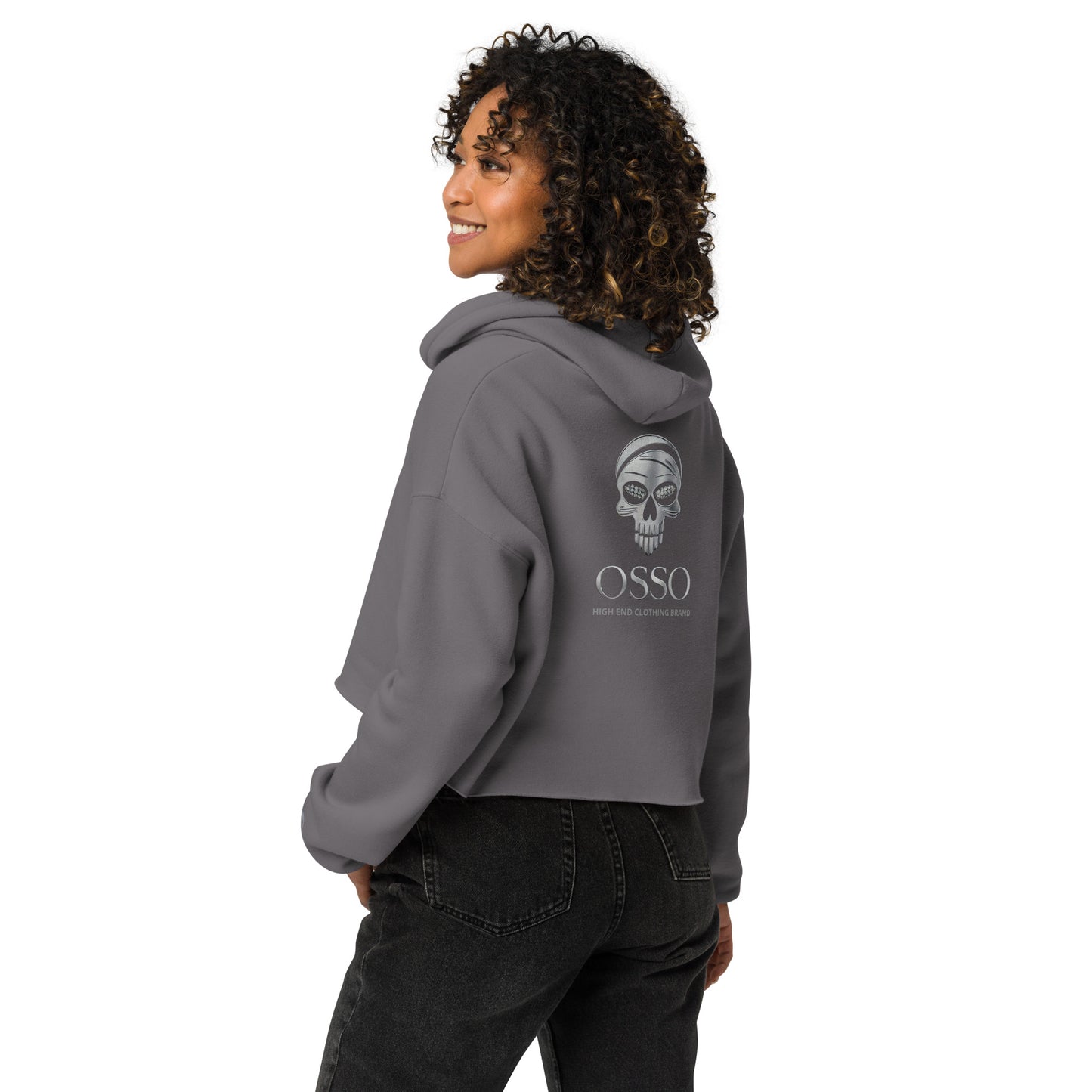 Sudadera mujer OSSO PR corta con capucha