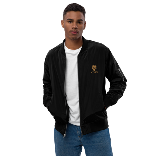 Chaqueta OSSO bomber reciclada premium negro